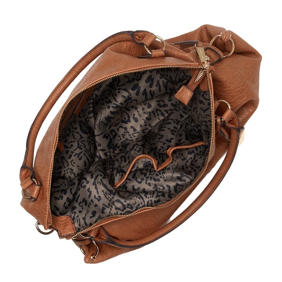 Jessica Simpson Claireen Tote color:Cognac JS53216 - Picture 3 of 3